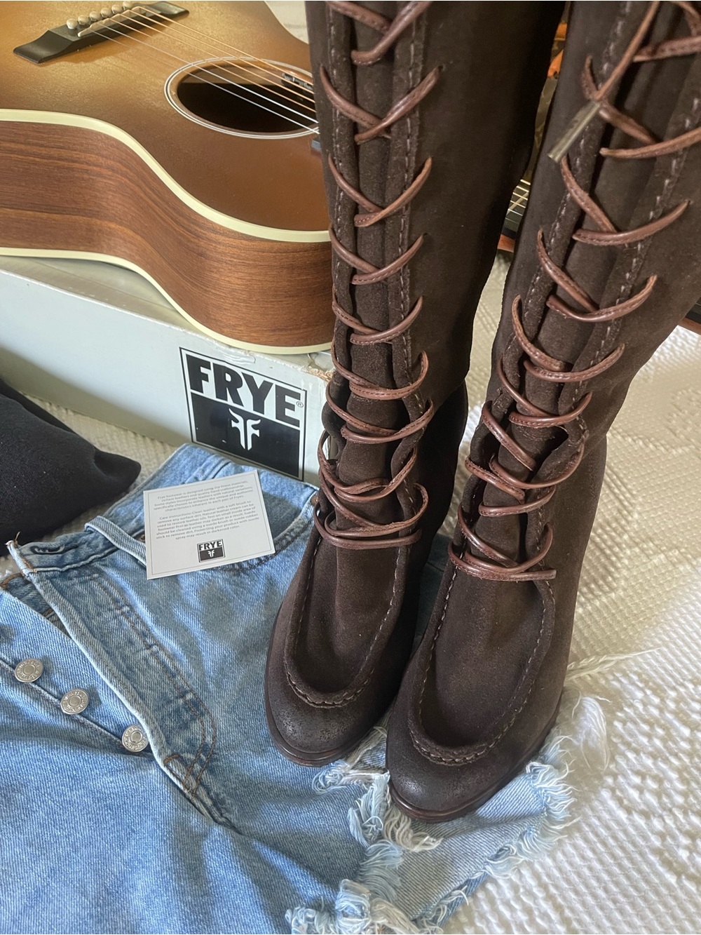 FRYE | Fiona Lace Up Boots - Picture 4 of 8